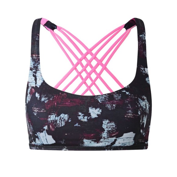 lululemon athletica Other - Lululemon Free To Be Bra Wild Static Blossom Multi / Pink Paradise Size 8 Yoga